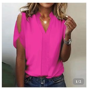 Gorgeous NWT Hot Pink Top 🩷